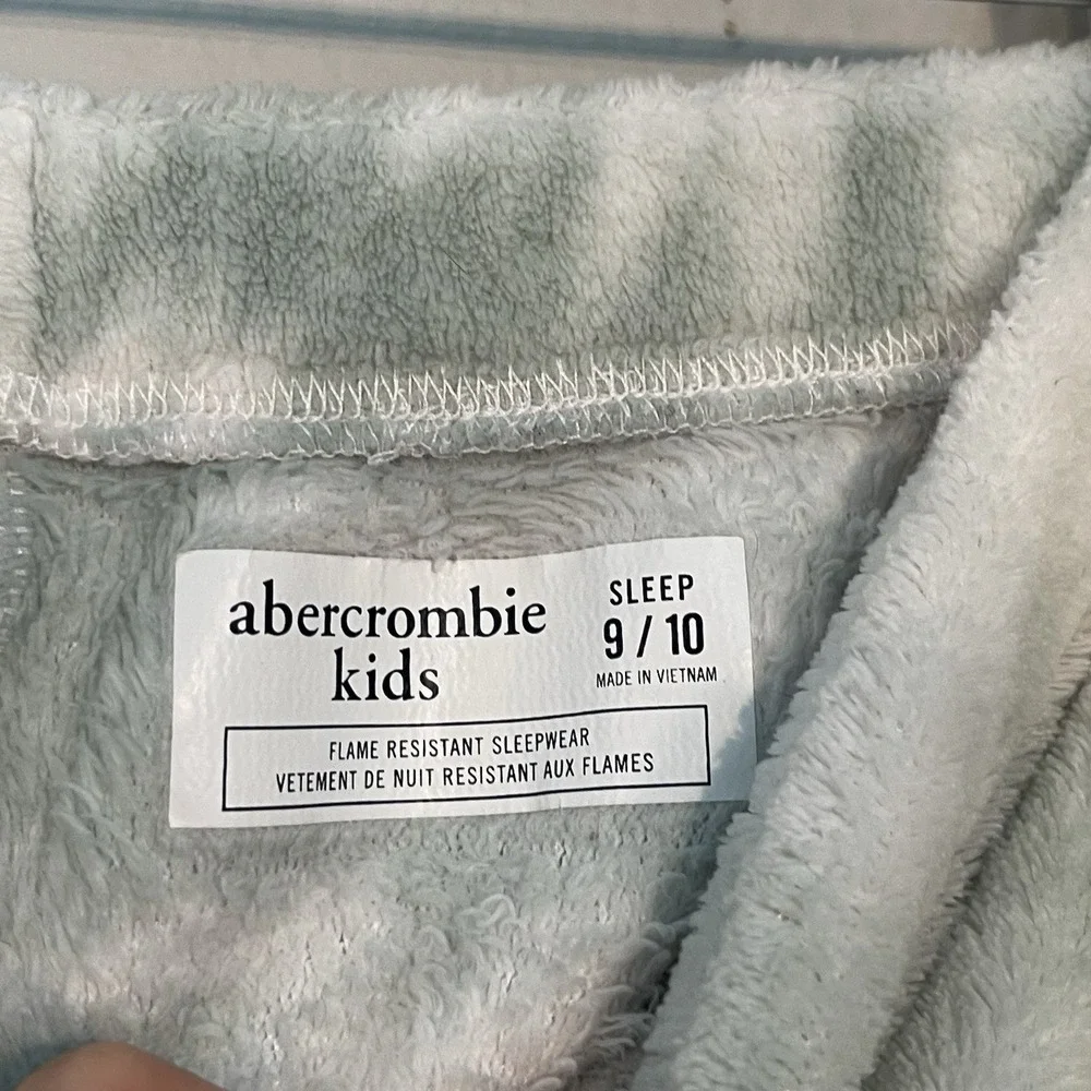 Abercrombie Kids Girl's 9/10 Tie Dye Starburst Green Soft Fleece Sleep Shorts